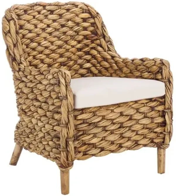 Elarayn Hyacinth Accent Chair - White, Comfortable, Durable, Cushioned