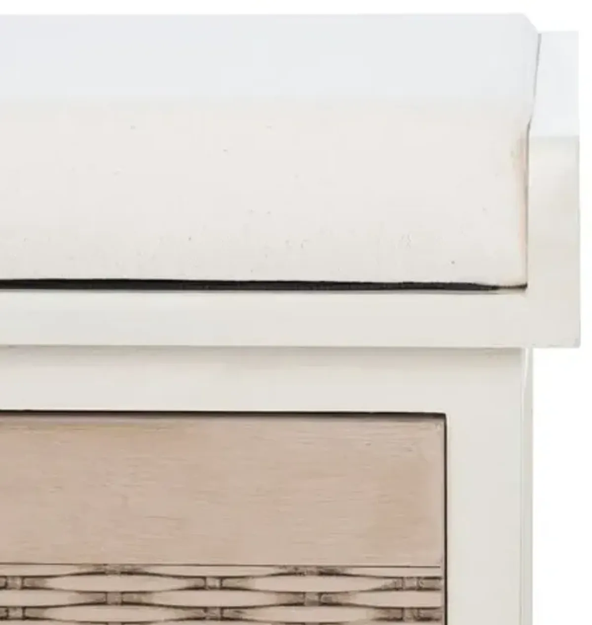 Sylibeth Cushion Bench - White