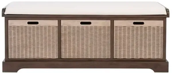 Sylibeth Cushion Bench - Brown