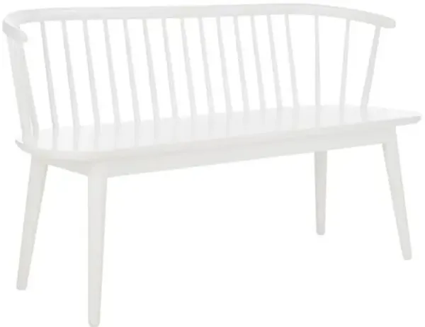 Calenyn Spindle Bench - White