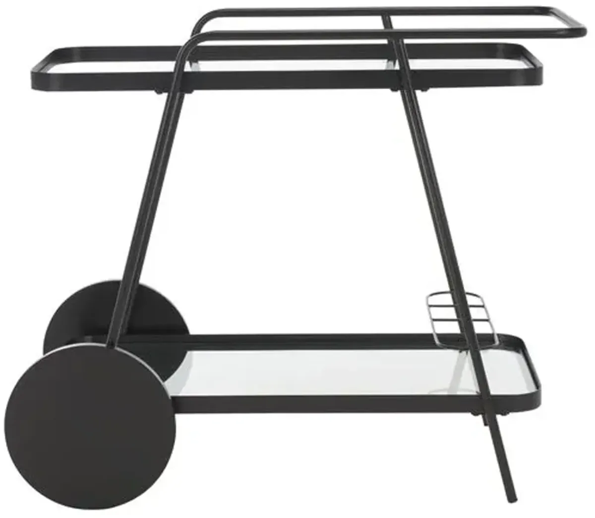 Ezrenor 2 Tier Bar Cart - Black