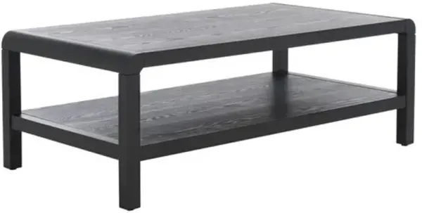 Morin 1-Shelf Coffee Table - Black