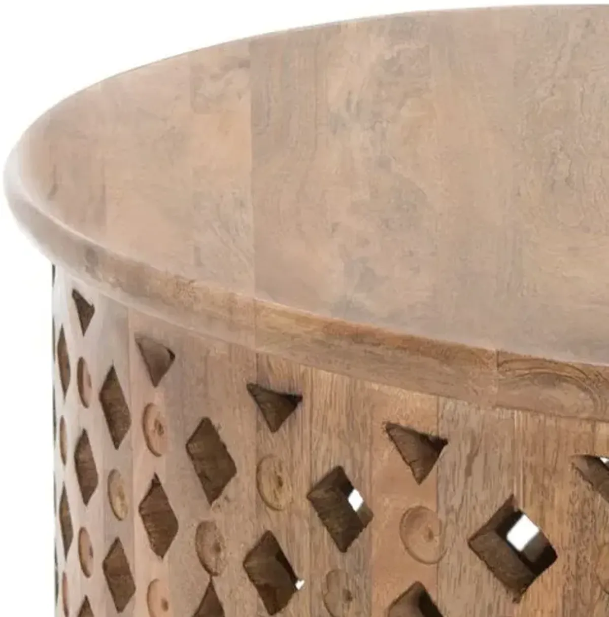 Velanis Round Coffee Table - Brown