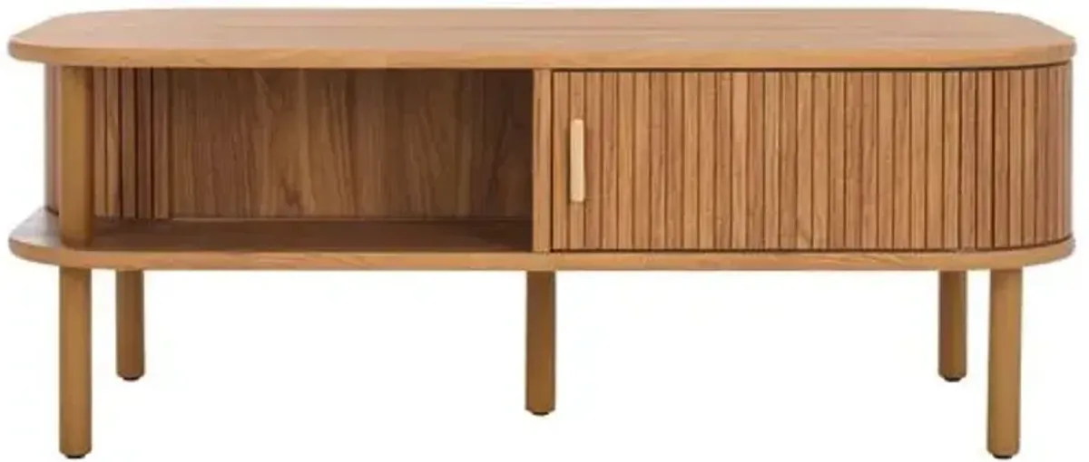 Lyrican Coffee Table - Brown