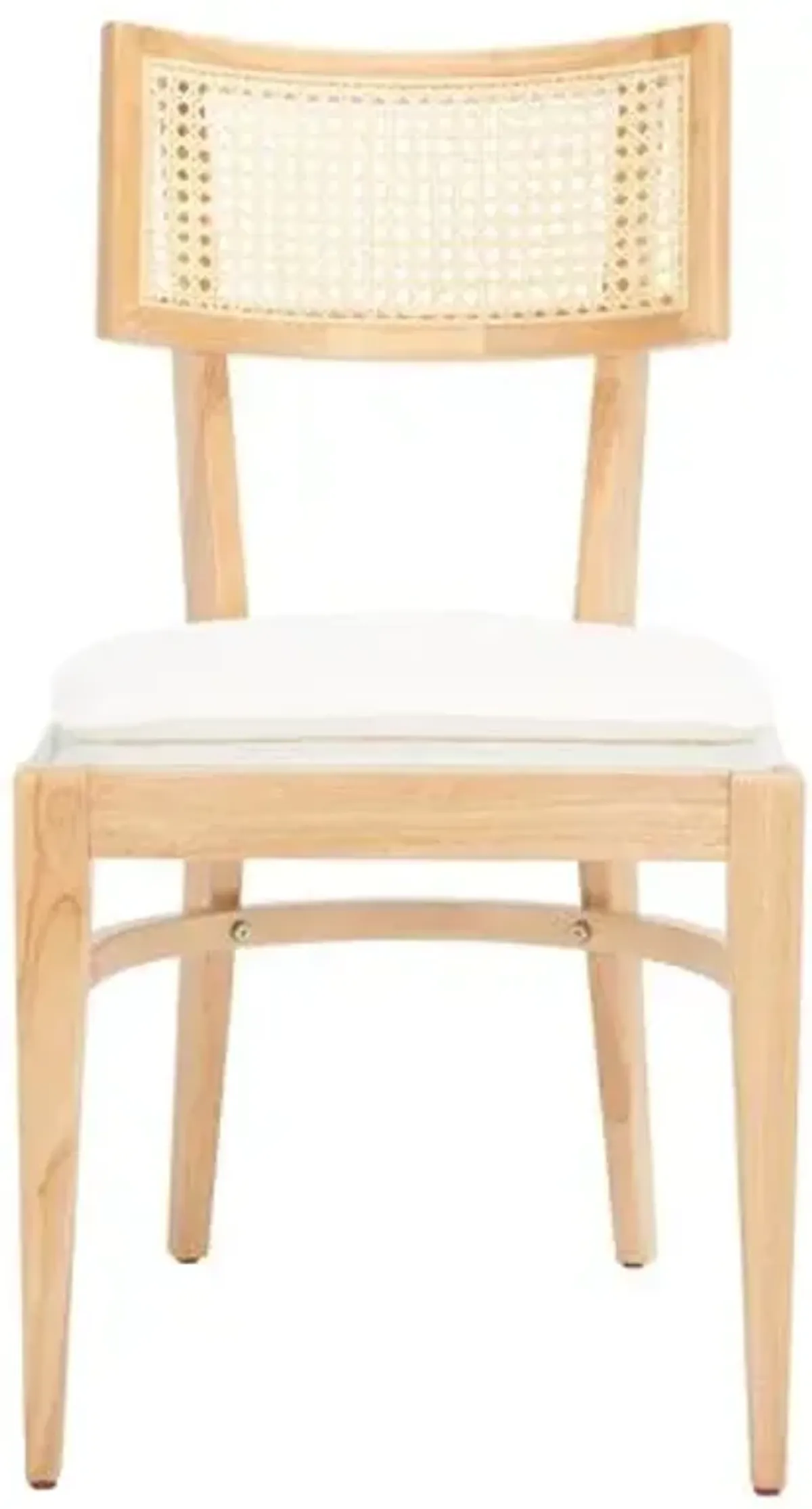 Nerva Cane Dining Side Chair - Beige