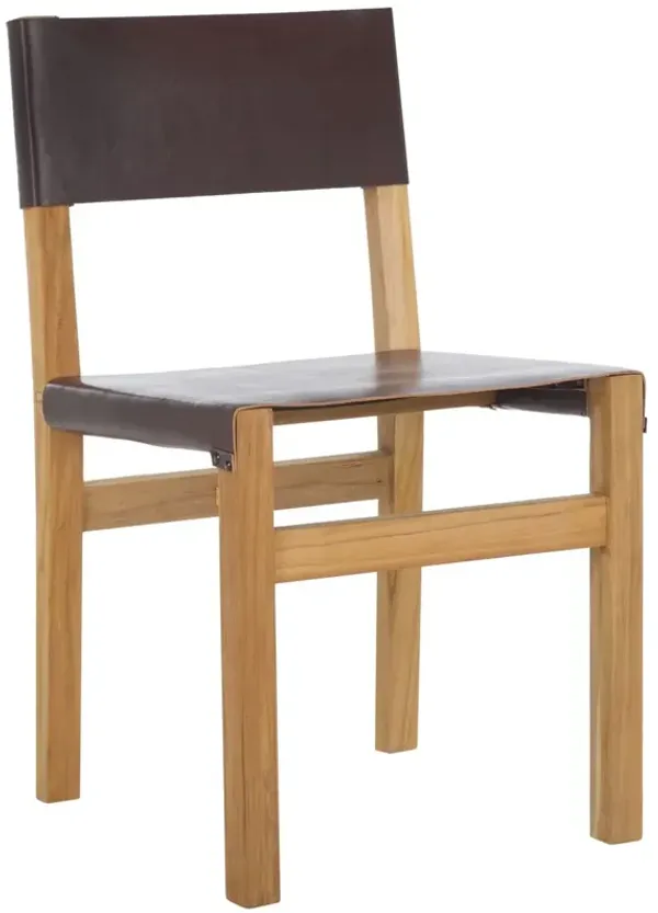 Zevan Leather Dining Side Chair