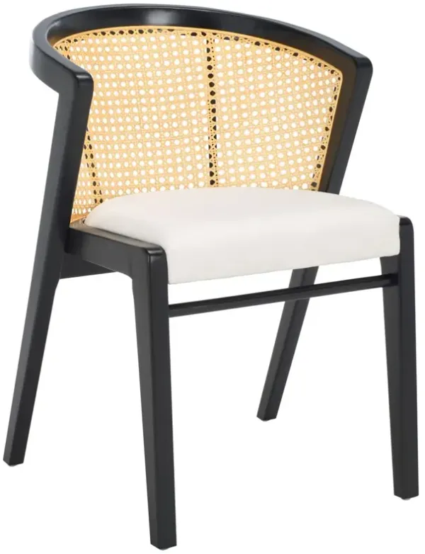 Keylah Barrel Back Cane Dining Chair
