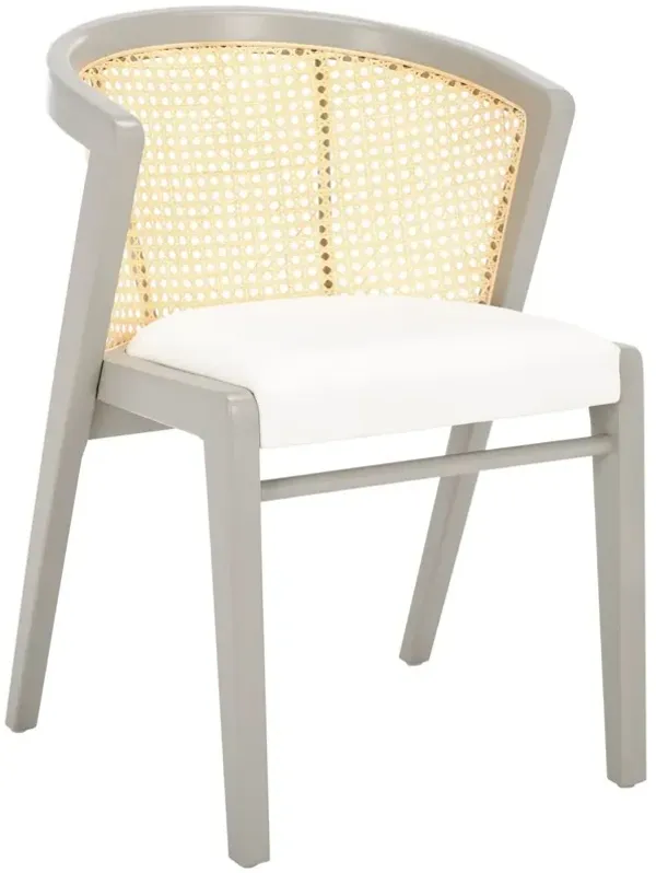 Keylah Barrel Back Cane Dining Chair