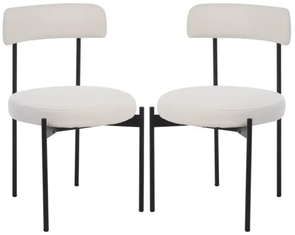 S/2 Mowry Boucle Dining Side Chairs