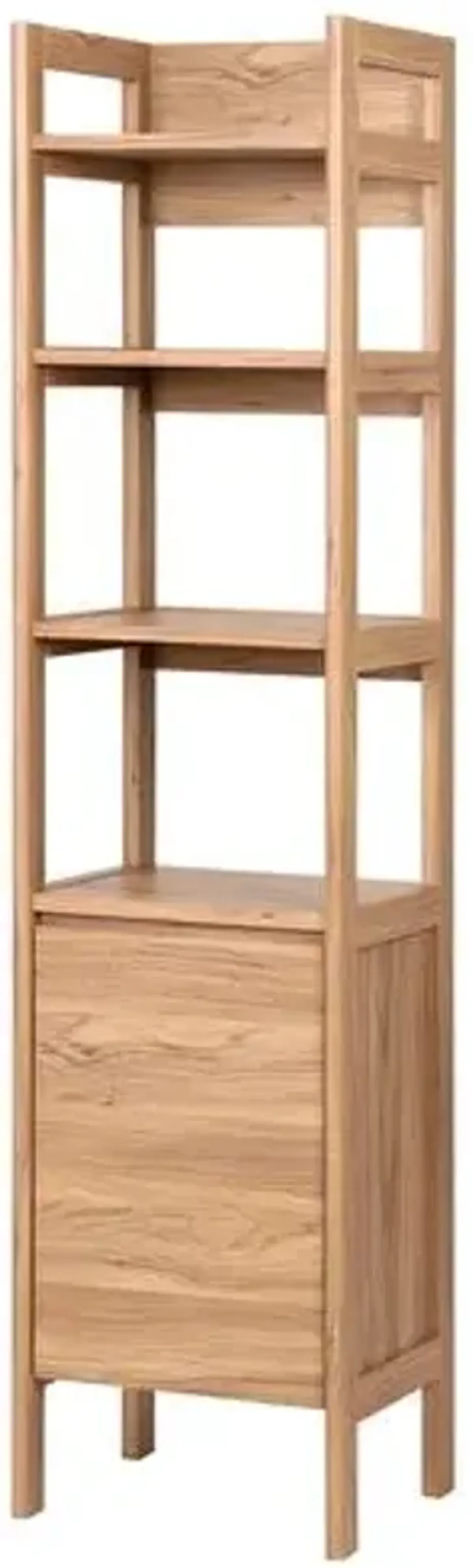 Quinorra 4-Shelf Bookcase - Brown