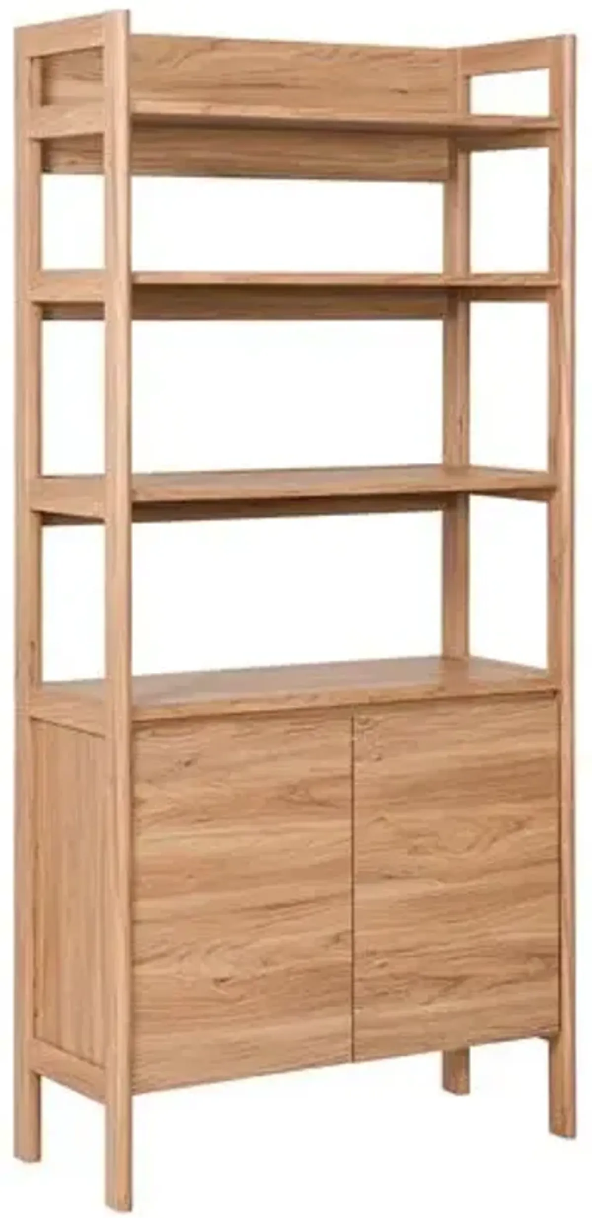Quinorra 4-Shelf Bookcase - Brown