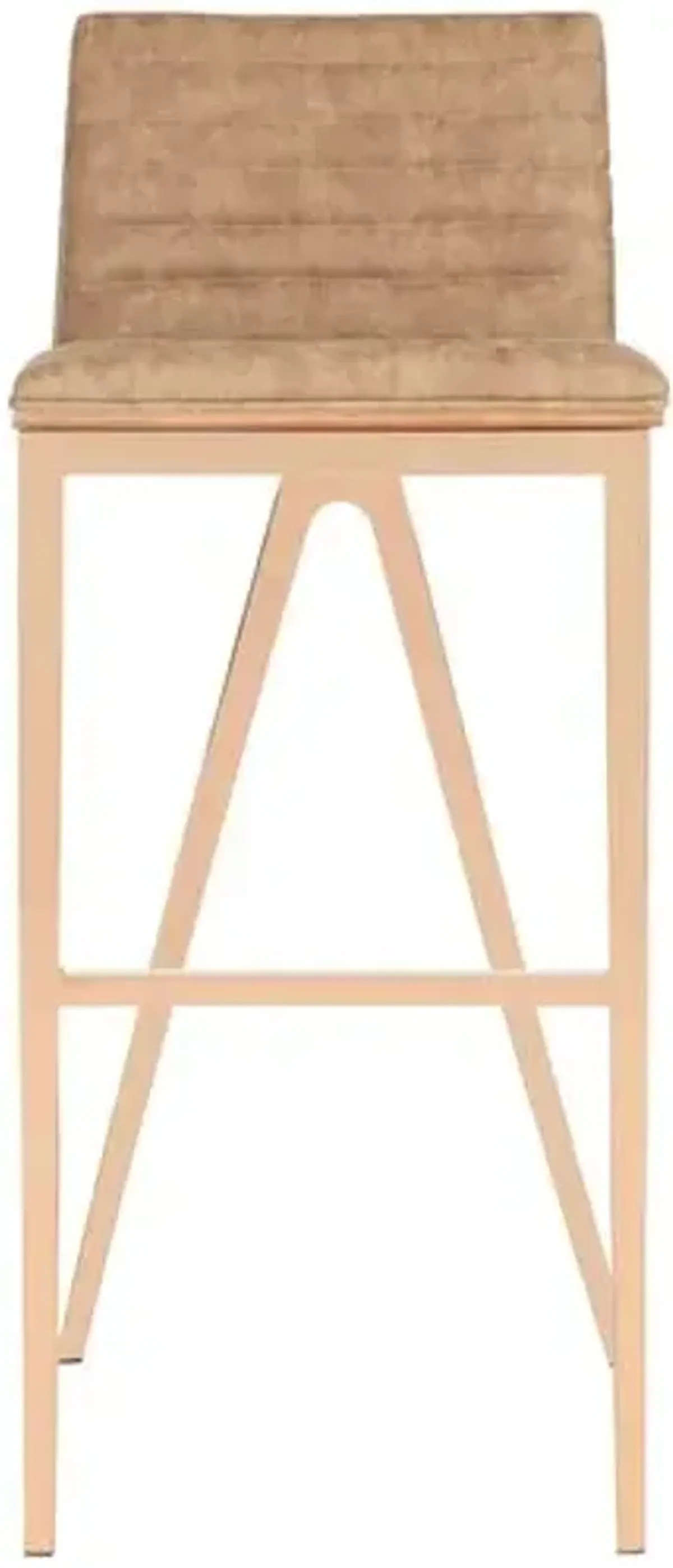 Sylisyn Steel Barstool - Brown