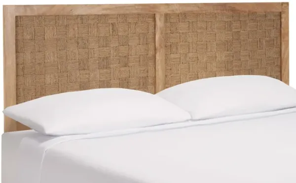 Aedric Rattan Basketweave Headboard