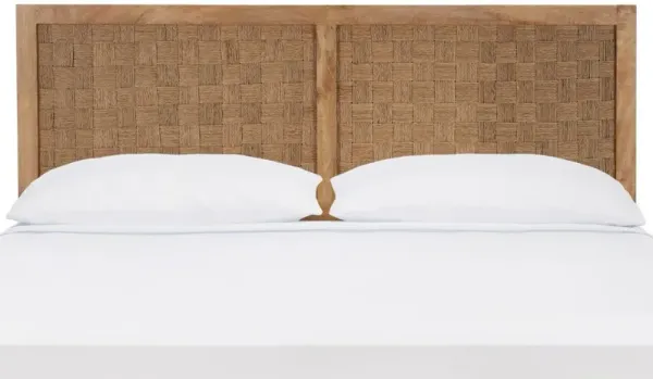 Aedric Rattan Basketweave Headboard