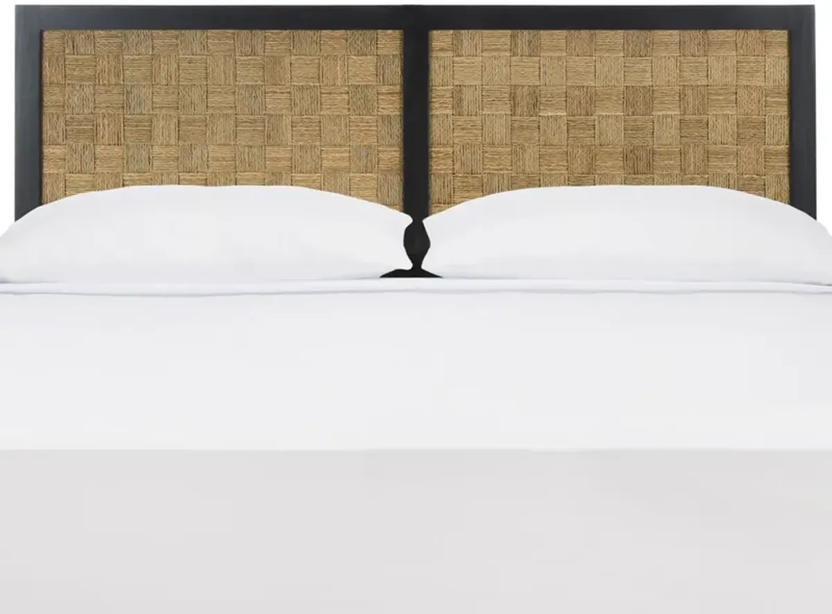 Aedric Rattan Basketweave Headboard