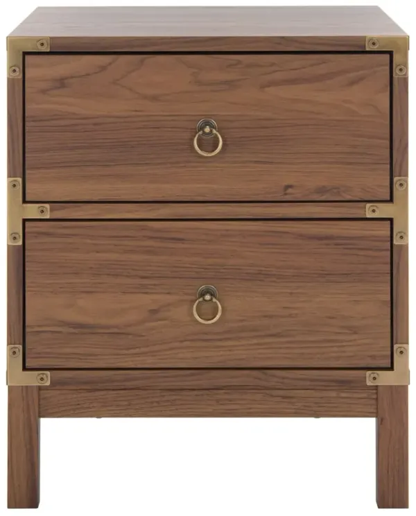 Evarus 2-Drawer Nightstand