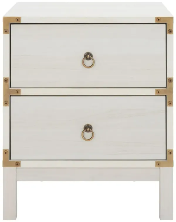 Evarus 2-Drawer Nightstand
