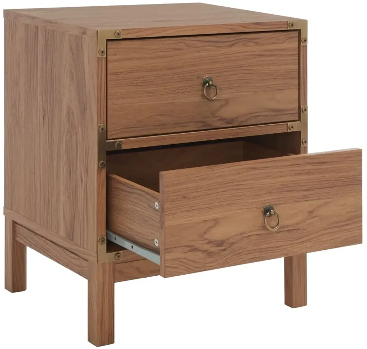 Evarus 2-Drawer Nightstand
