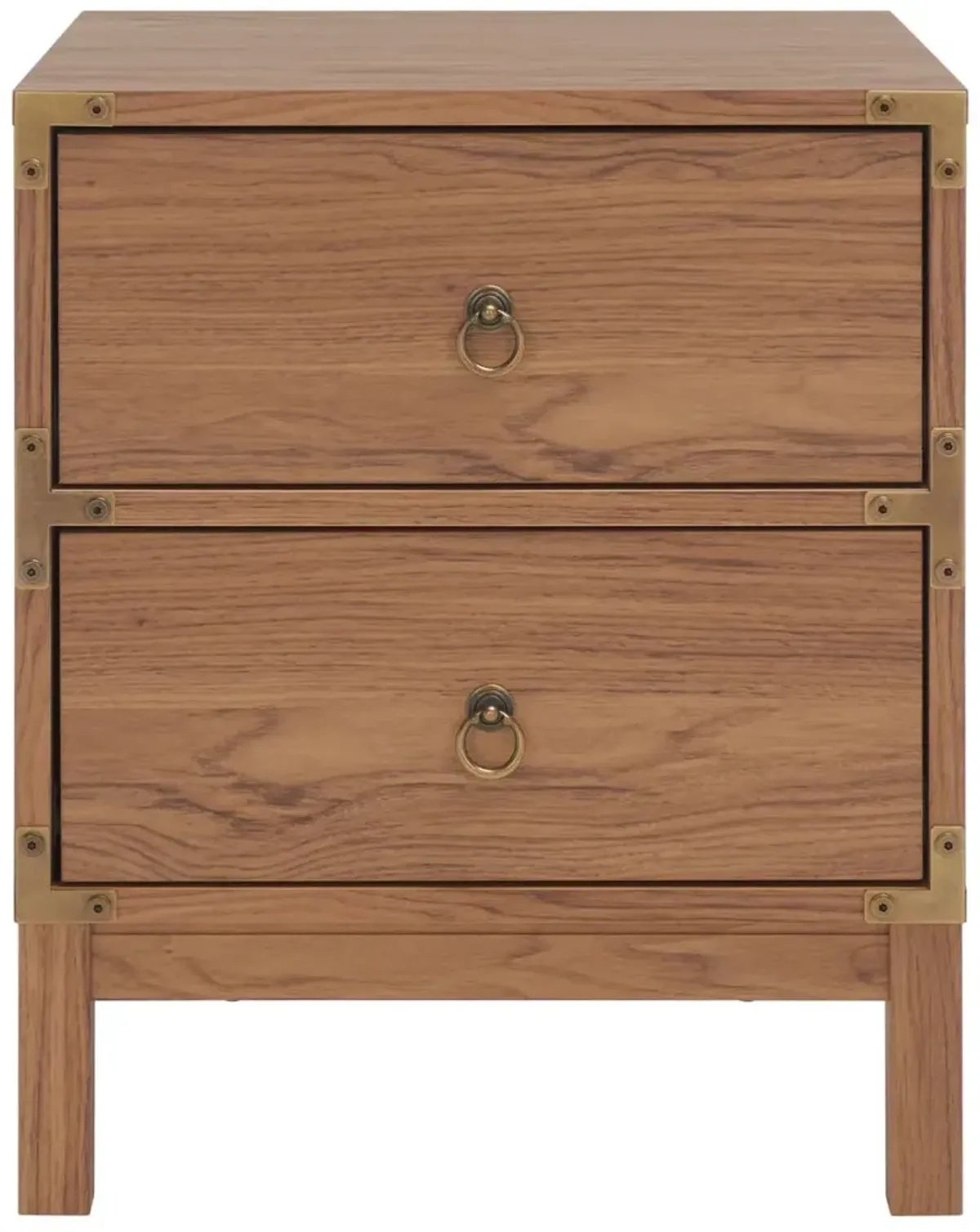 Evarus 2-Drawer Nightstand