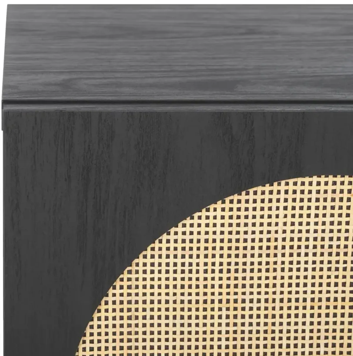 Symmi 1-Door Rattan Night Stand