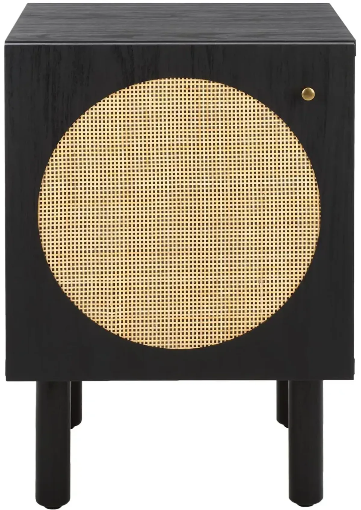 Symmi 1-Door Rattan Night Stand