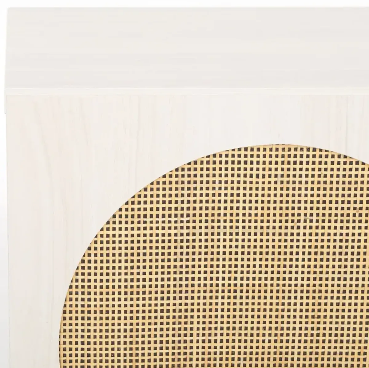 Symmi 1-Door Rattan Night Stand