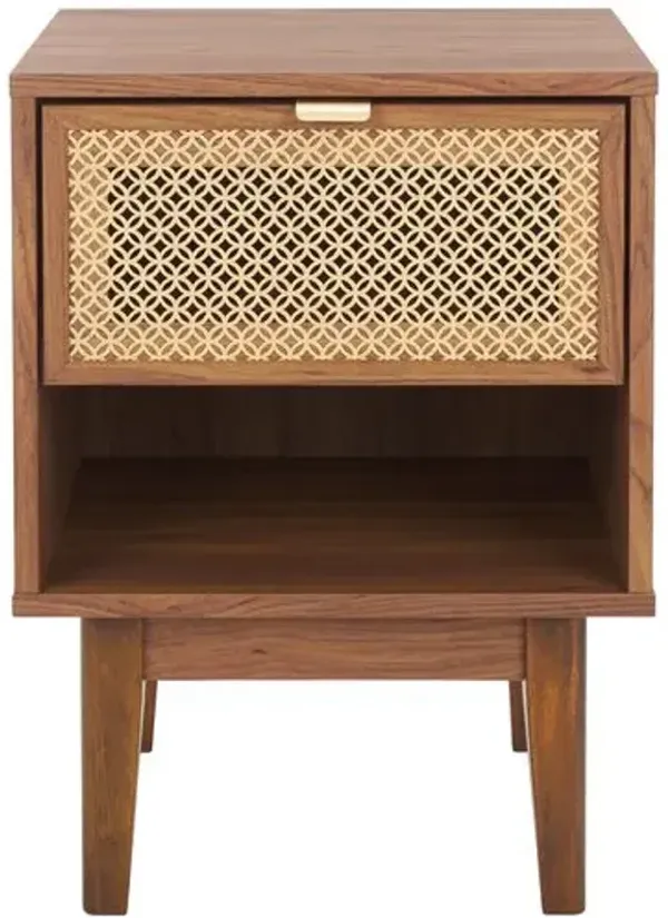 Dorienel 1-Drawer Night Stand - Brown