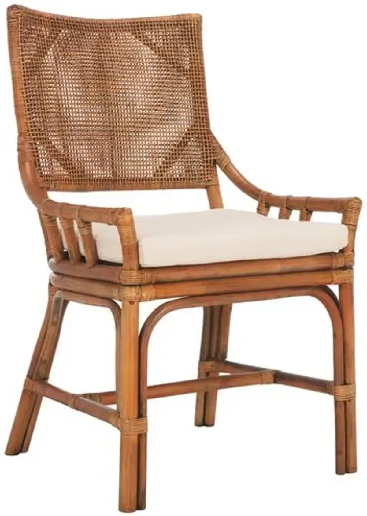 Nyron Rattan Chair - Brown