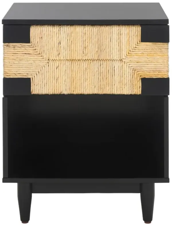 Avirayn 1-Drawer Banana Stem Nightstand