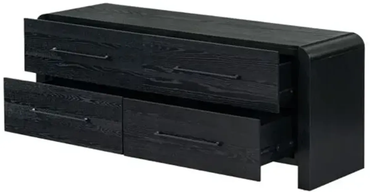 Novaneth 4-Drawer Dresser - Black