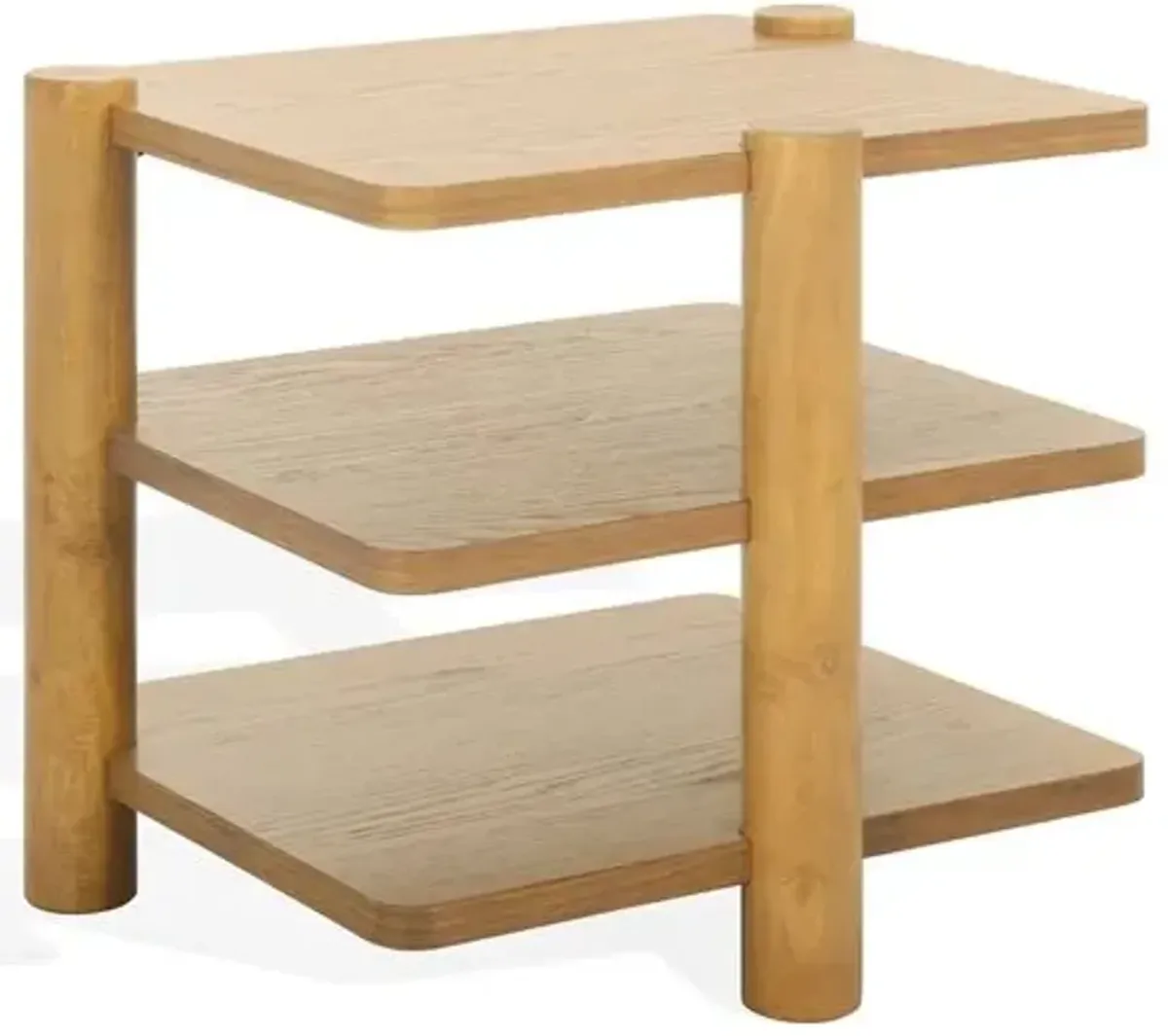 Kaelish 3-Shelf Accent Table - Brown - 20.5Hx24Wx20.5D in