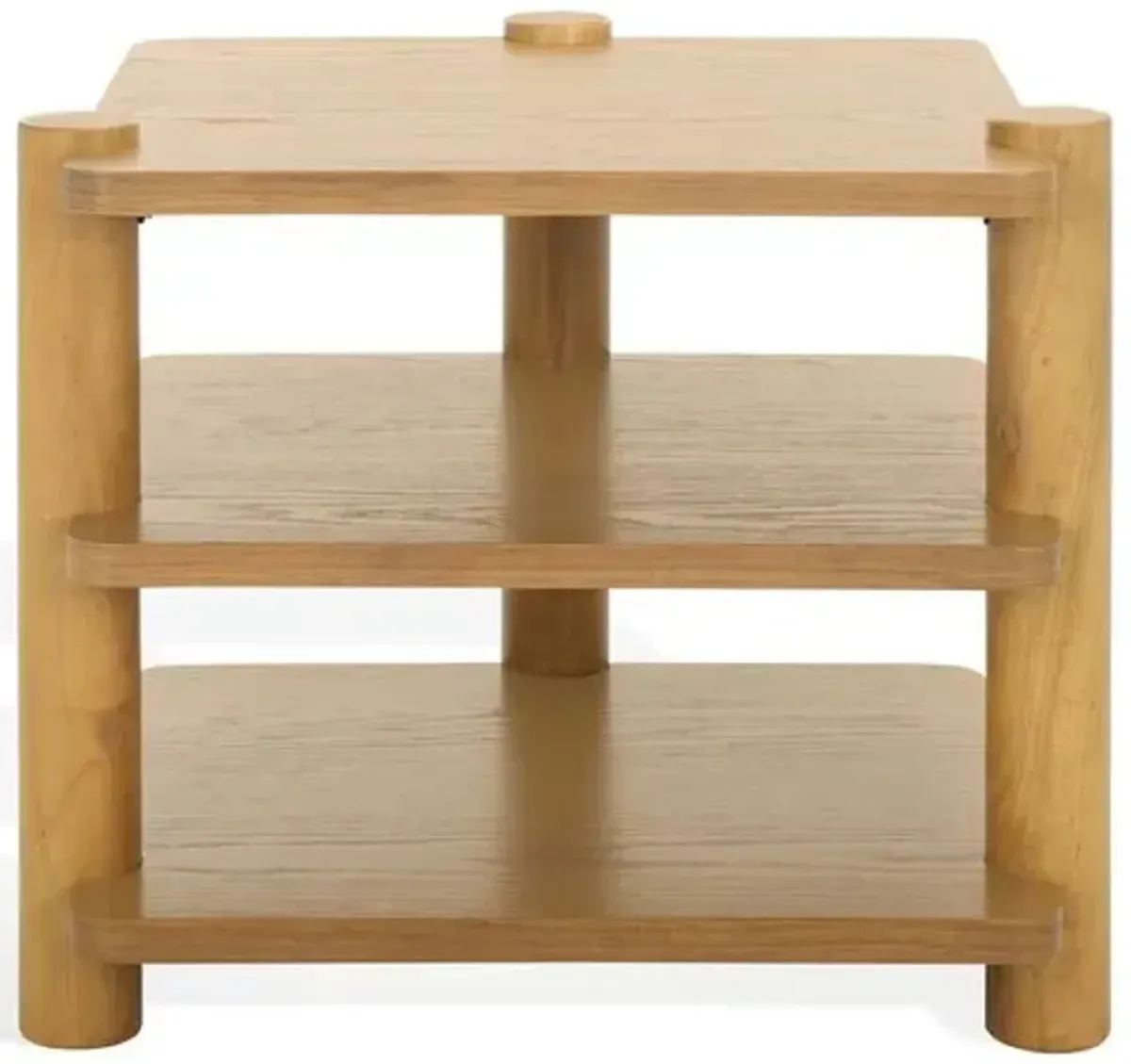Kaelish 3-Shelf Accent Table - Brown - 20.5Hx24Wx20.5D in