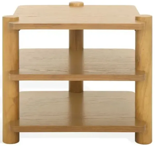 Kaelish 3-Shelf Accent Table - Brown - 20.5Hx24Wx20.5D in