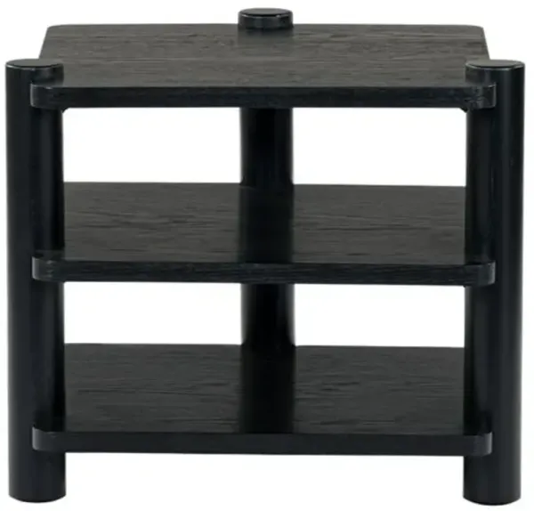 Kaelish 3-Shelf Accent Table - Black - 20.5Hx24Wx20.5D in