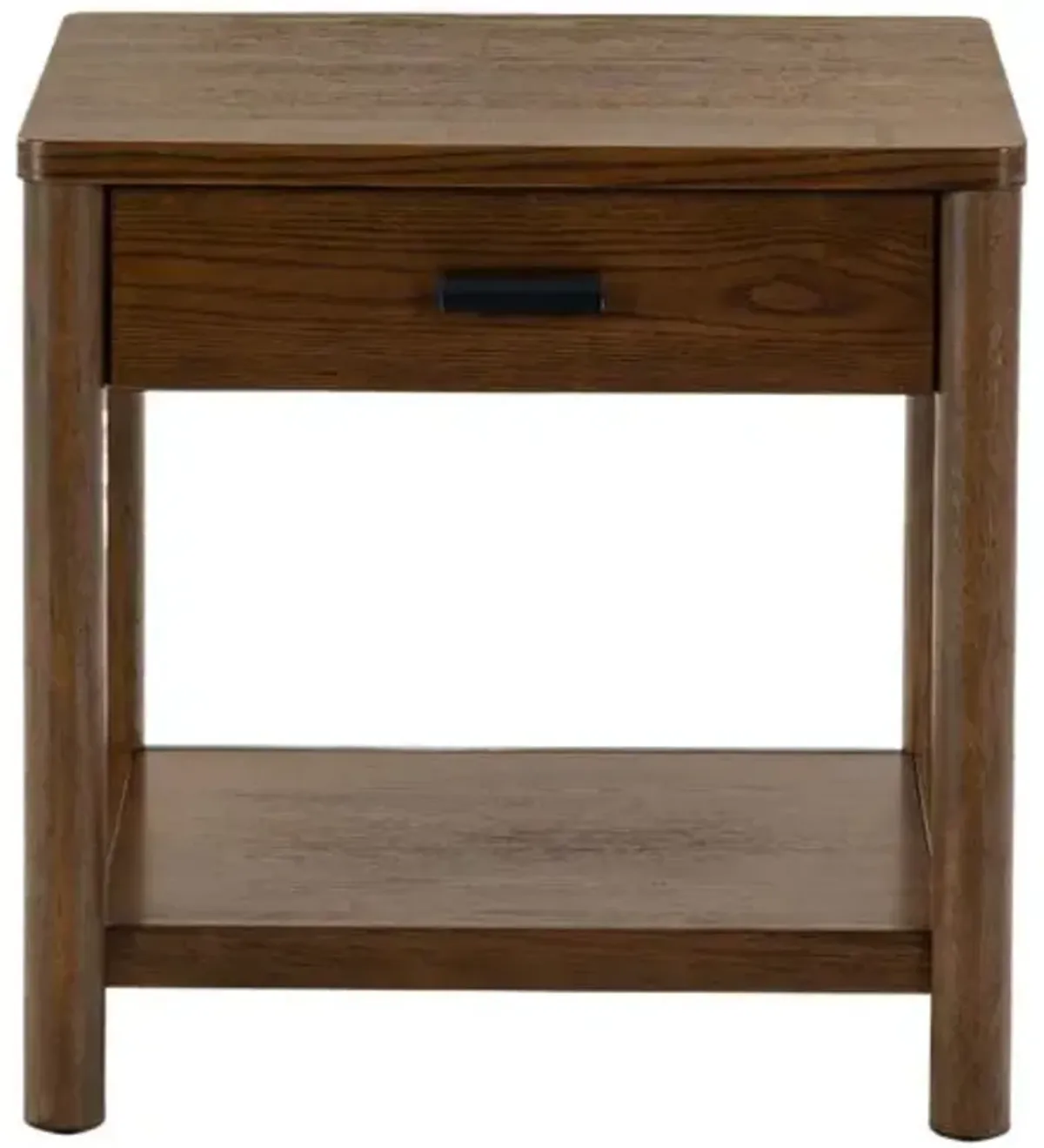 Draven 1-Drawer End Table - Brown
