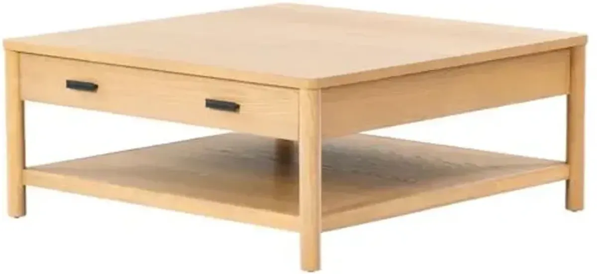 Draven 1-Drawer Coffee Table - Brown