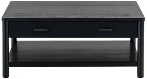 Draven 1-Drawer Coffee Table - Black