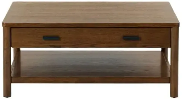 Draven 1-Drawer Coffee Table - Brown