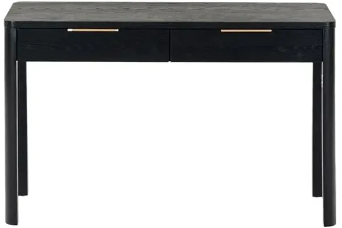 Orentta 2-Drawer Desk - Black