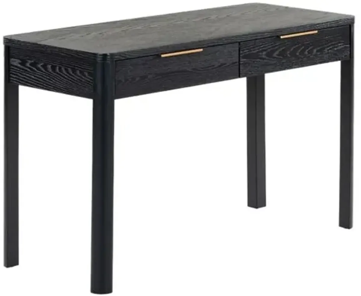 Orentta 2-Drawer Desk - Black