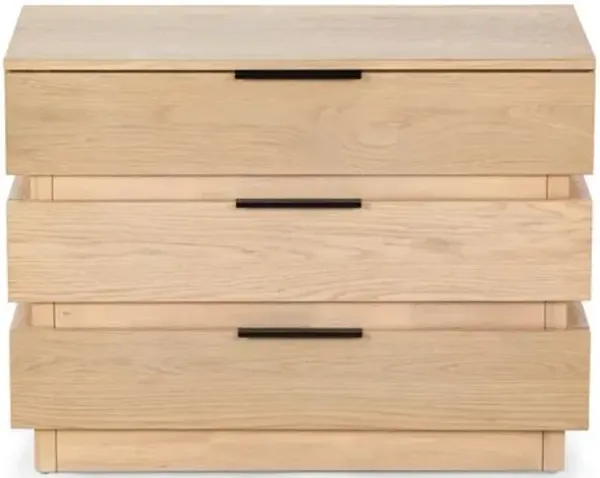 Thyran 3-Drawer Stacked Chest - Brown