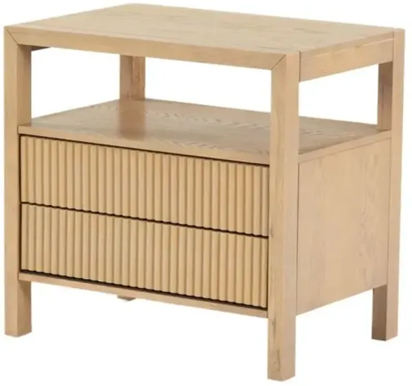Evarett 2-Drawer Nightstand