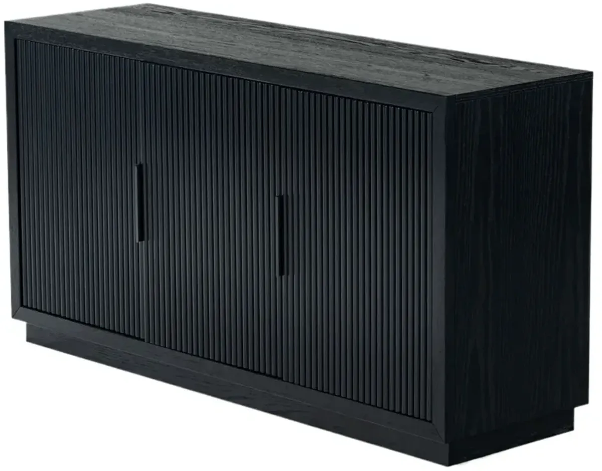 Evarett 3-Door Fluted Sideboard