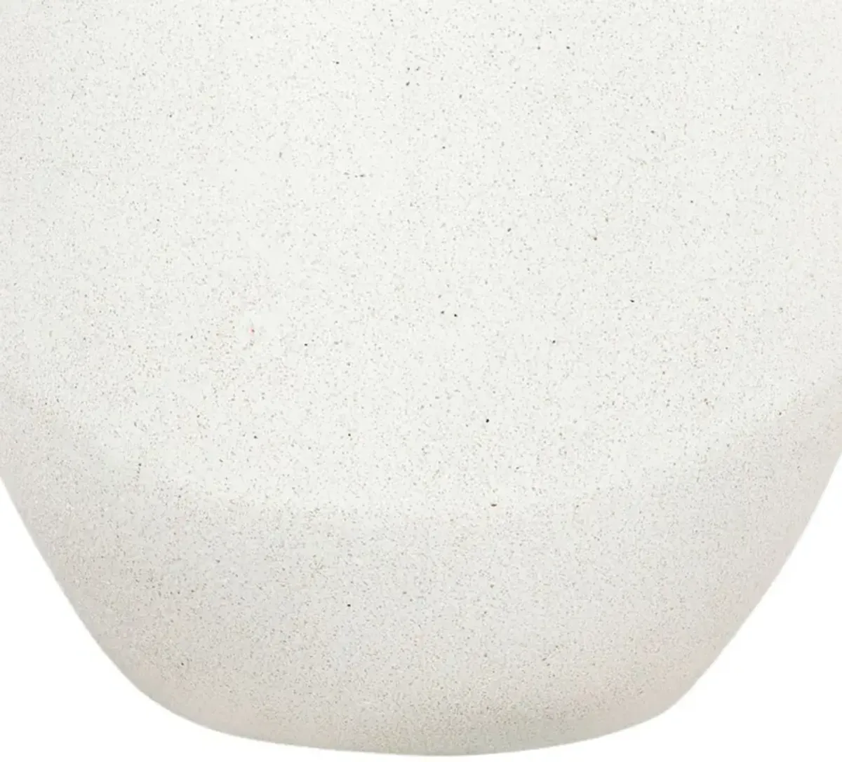 Valina Concrete Accent Table, Ivory