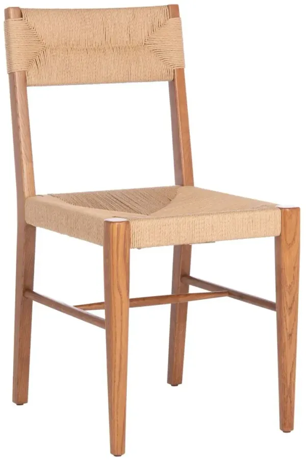 S/2 Chery Rattan Dining Side Chairs