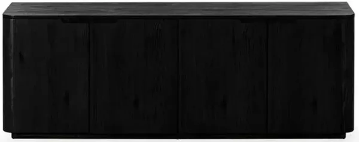 Leelan 4-Door Sideboard - Black