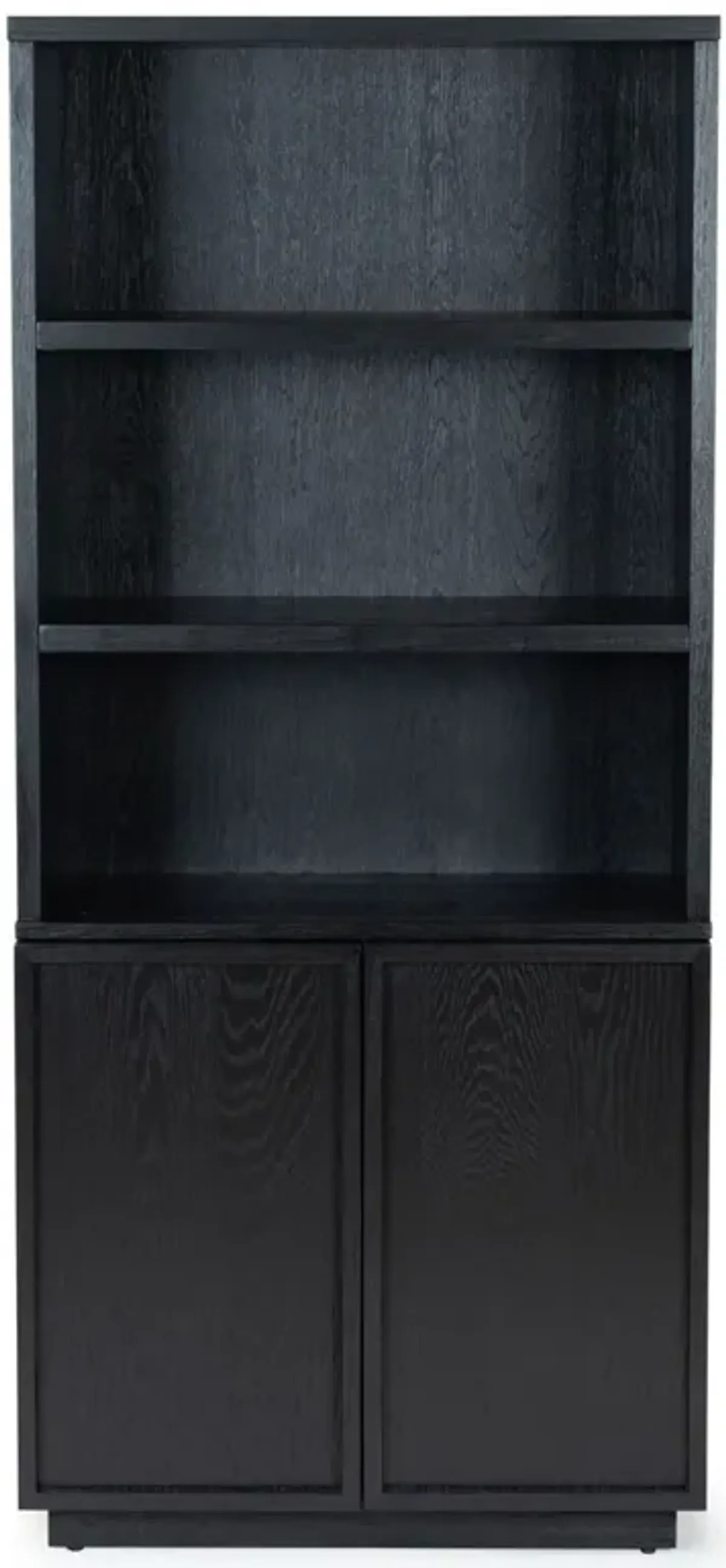 Solinor 4-Shelf Bookcase - Black