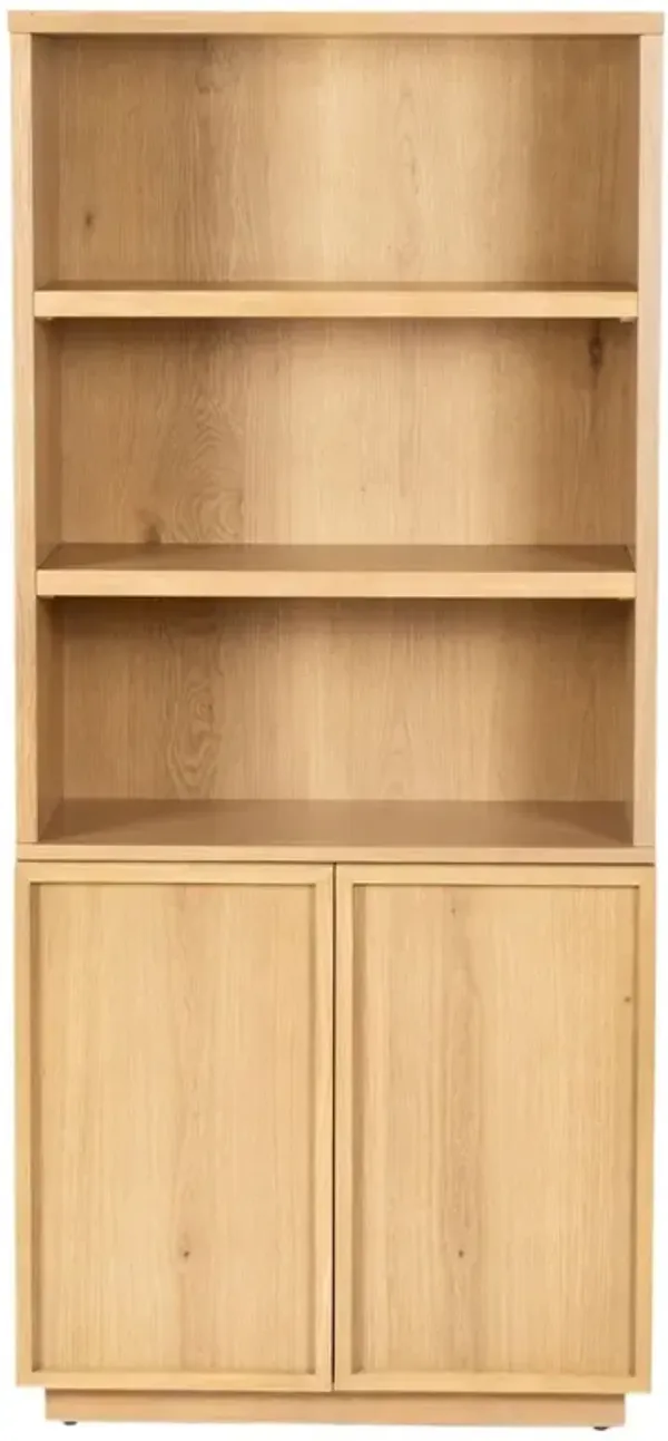 Solinor 4-Shelf Bookcase - Brown