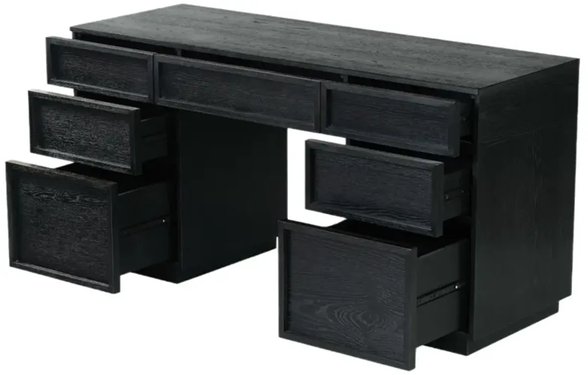 Solinor 7-Drawer Desk