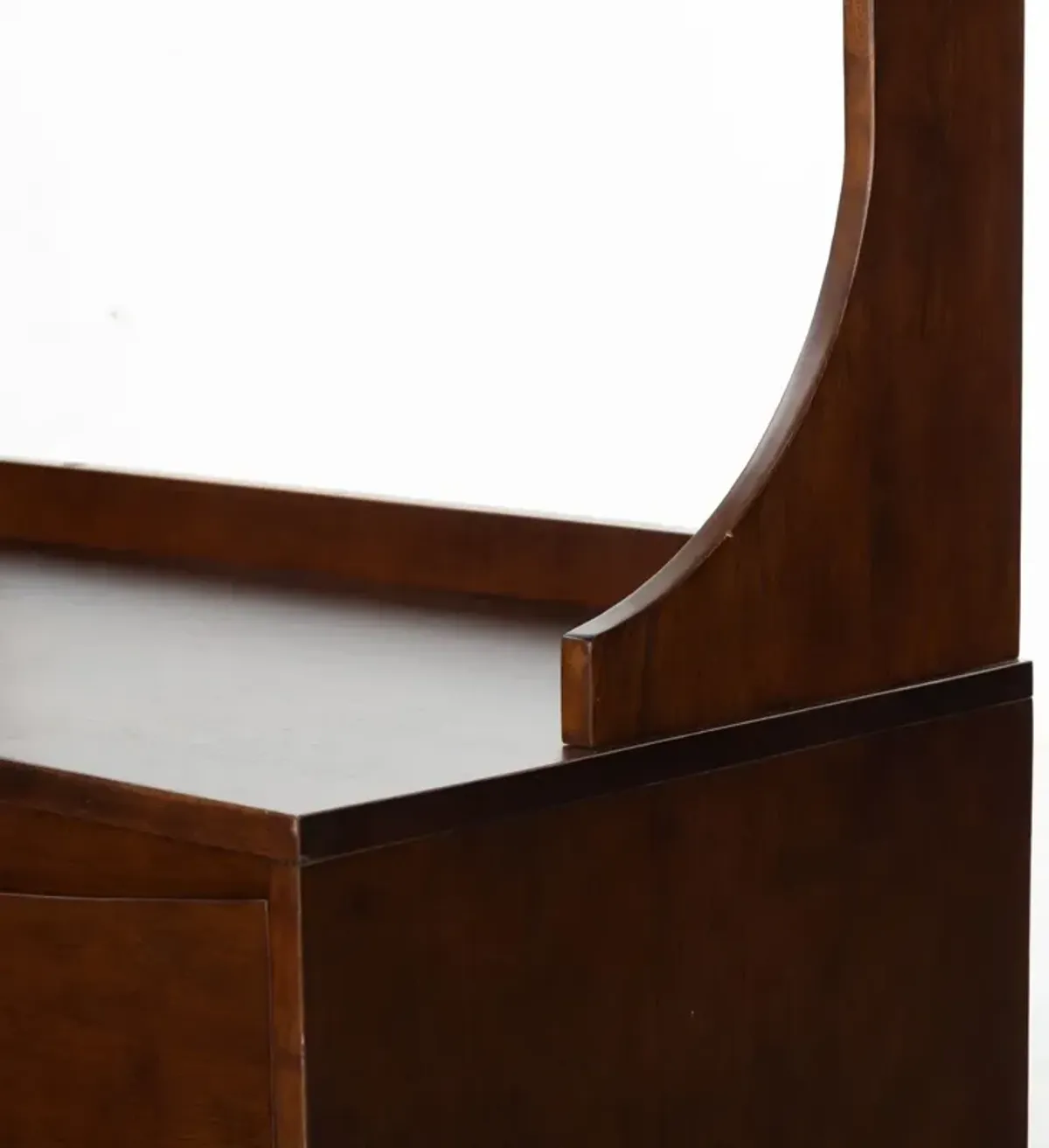 Midge 1-Drawer Hall Tree, Walnut/Gold